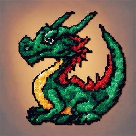 8 Dragon Perler Beads Patterns Free Diy Crafts