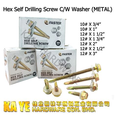 Self Drilling Hex Head Roofing Awning Screw Hex Self Drilling Screw C