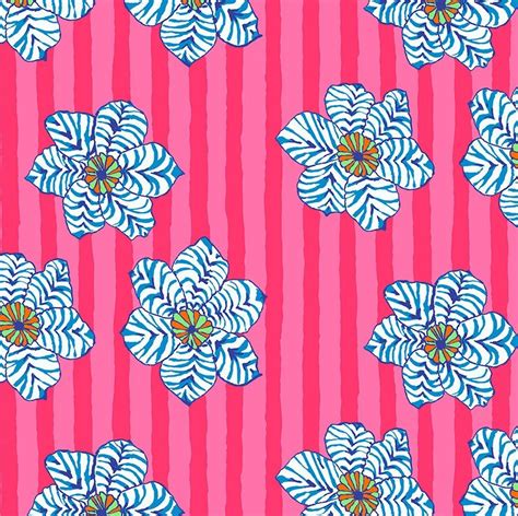 Free Spirit Kaffe Fassett Collective August 2023 Zebra Lily Pink