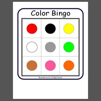 Color Bingo