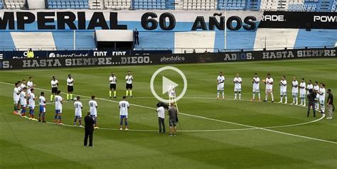 Video El Homenaje A Maradona En La Previa De Racing Unión El Litoral