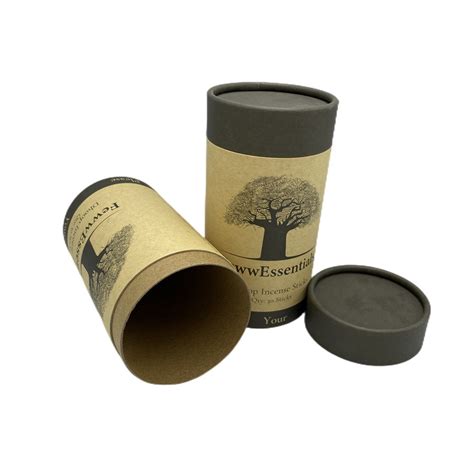 Biodegradable Round Cardboard Tube Packaging Kraft Paper Core Packaging