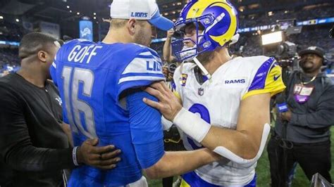 Watch Matthew Stafford Shares Cool Moment With Lions Jared Goff After