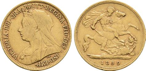 Grossbritannien Victoria Half Sovereign London