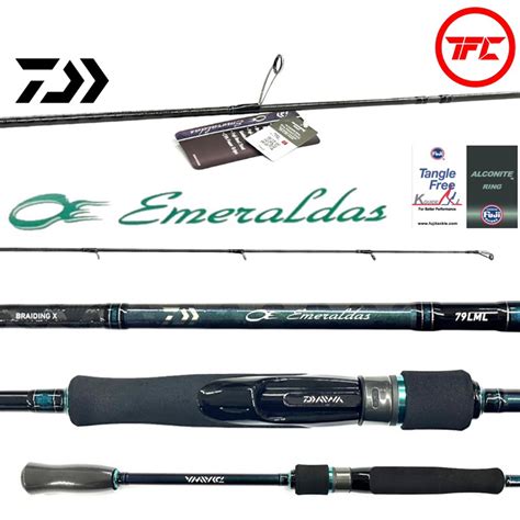 New Daiwa Emeraldas Jdm Eging Spinning Rod Egi Squid Jig