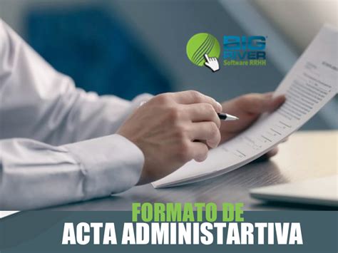 Formato De Acta Administrativa Sistema Recursos Humanos