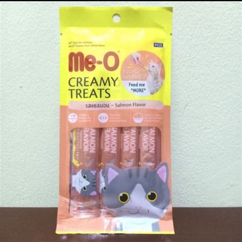 Jual Meo Me O Creamy Treats Snack Kucing Rasa Salmon X Gr Shopee