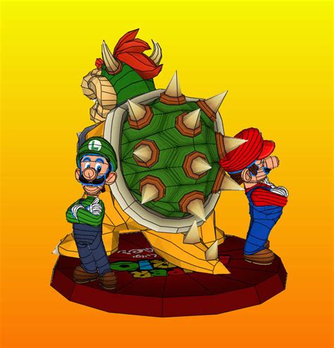 Bowser Mario Luigi by PJExceleroPapercraft on DeviantArt