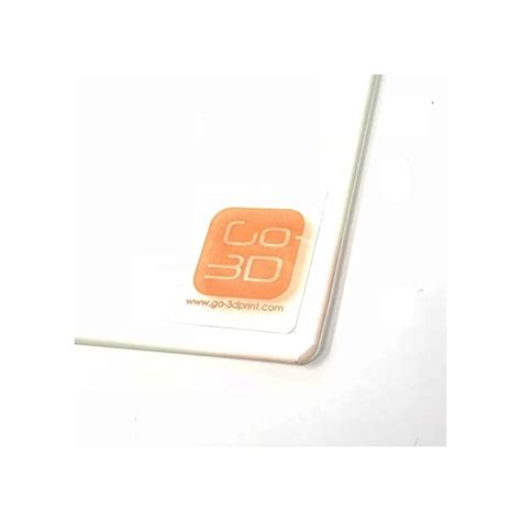 Go D Print Mm X Mm Borosilicate Glass Plate Bed W Flat Polished