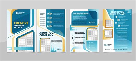 Creative Company Profile Template 22423674 Vector Art at Vecteezy