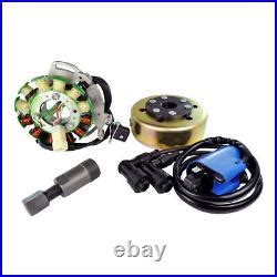 Stator W Flywheel Puller Ignition Coil Kit For Yfz Banshee