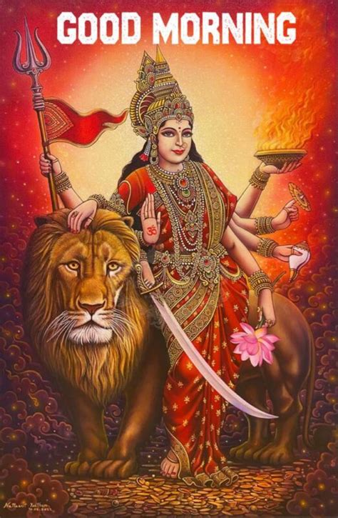 Maa Durga Good Morning Image - Good Morning Wishes & Images