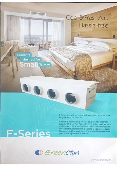 Comfort Cooling For Small Spaces Greencon F Series Residential Air