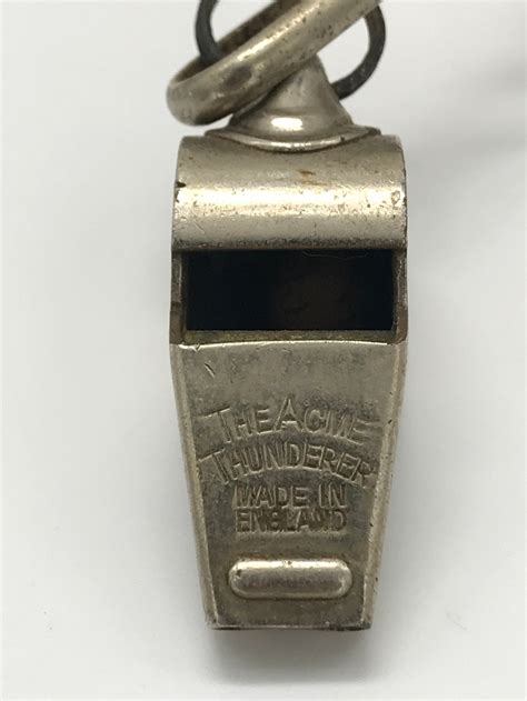 Vintage Acme Thunderer Whistle Etsy