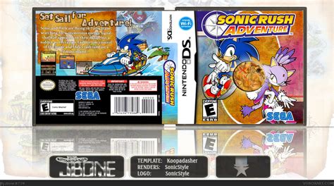 Sonic Rush Adventure Nintendo DS Box Art Cover by Jbone