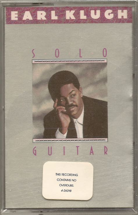 Earl Klugh - Solo Guitar (1989, Cassette) | Discogs