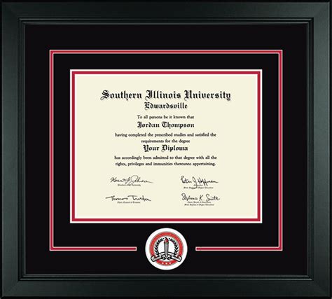 Lasting Memories Circle Logo Diploma Frame In Arena Southern Illinois