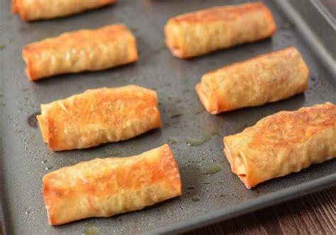 Crispy Oven Baked Egg Rolls The Cookin Chicks