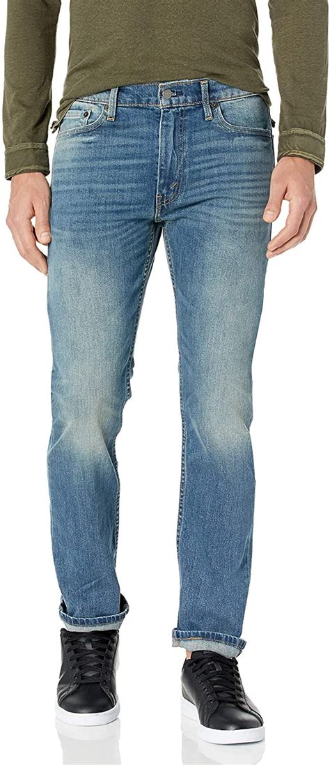 Levis Mens Slim Straight Jean W X L Emgee Stretch Waterless