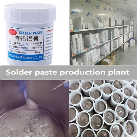 Rosin Flux Environmentally Friendly Lead Free Solder Paste Sn Pb