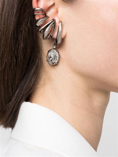 Alexander Mcqueen Multi Hoop Ear Cuff Farfetch