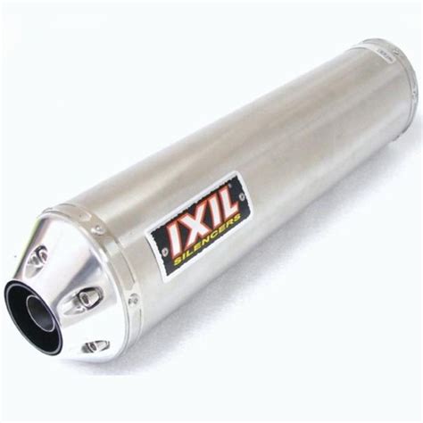 Silencieux Ixil Oval GP Inox Embout Conique Echappement Moto