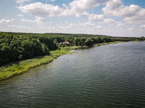 Plaże i pomosty z zakazami wstępu w Boszkowie Nad jeziorem Dominickim