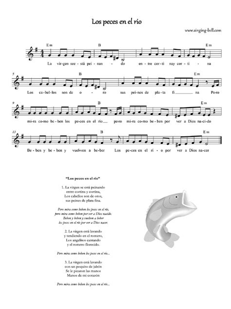 Los Peces En El Rio Partitura Pdf