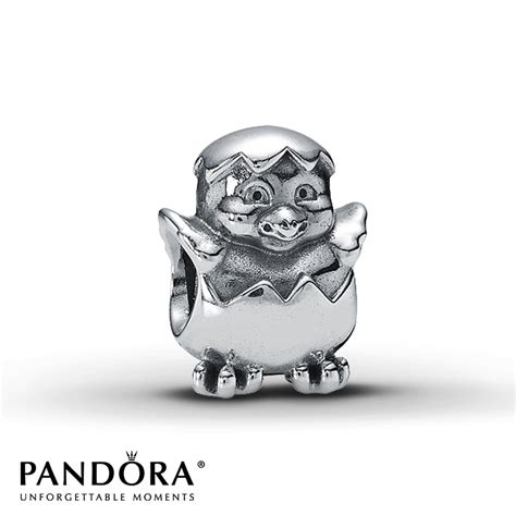 Jared Pandora Charm Easter Chicken Sterling Silver