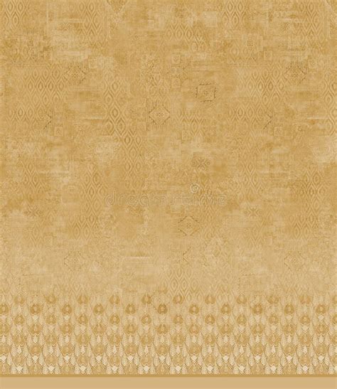 Suit Kurti Digital Design Motif Texture Wallpaper Illustration Stock