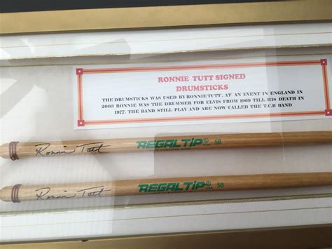 Elvis Presley drummer Ronnie tutt drum sticks in CH62 Wirral for £55.00 ...