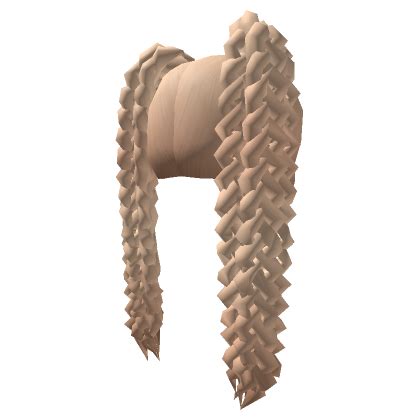 Braided Pigtails In Blonde S Code Price RblxTrade