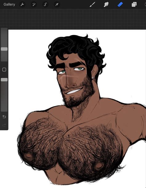 Rule 34 Beard Big Breasts Big Chest Big Nipples Big Pecs Chest Hair Hairy Hairy Chest Hairy