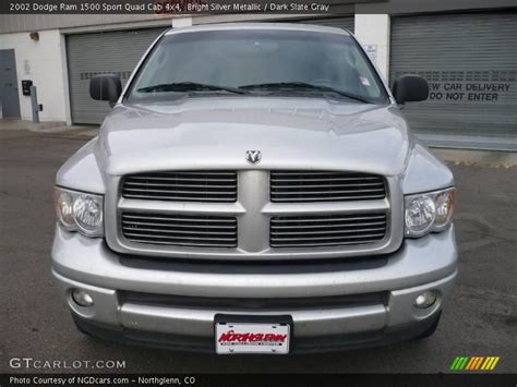 2002 Dodge Ram 1500 Sport Quad Cab 4x4 In Bright Silver Metallic Photo