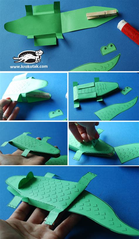 Krokotak Clothespin Crocodile