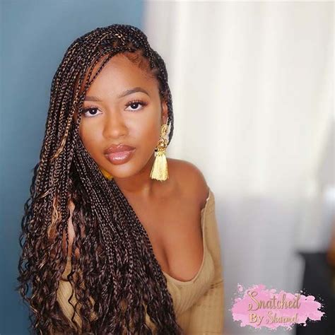 45 Trendy Goddess Box Braids Hairstyles Stayglam Box Braids