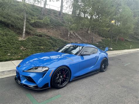 2021 A91 Edition Refraction Blue Supra For Sale 9k Miles Supramkv