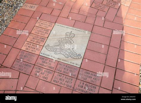 Memorial Walk North Head Pavers Walkway Are Inscribed With The Names