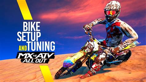MX vs ATV All Out - Bike Setup - Tuning For Less Corner Traction! - YouTube