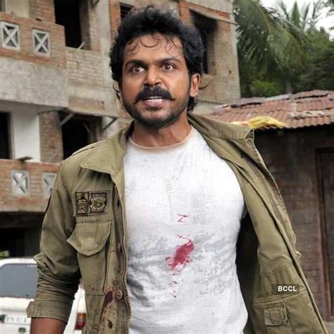 Karthi In A Still From The Tamil Movie Siruthai