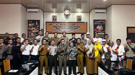 Jelang Pengamanan Idul Fitri 1445 H Polres Lampung Utara Gelar Rakor