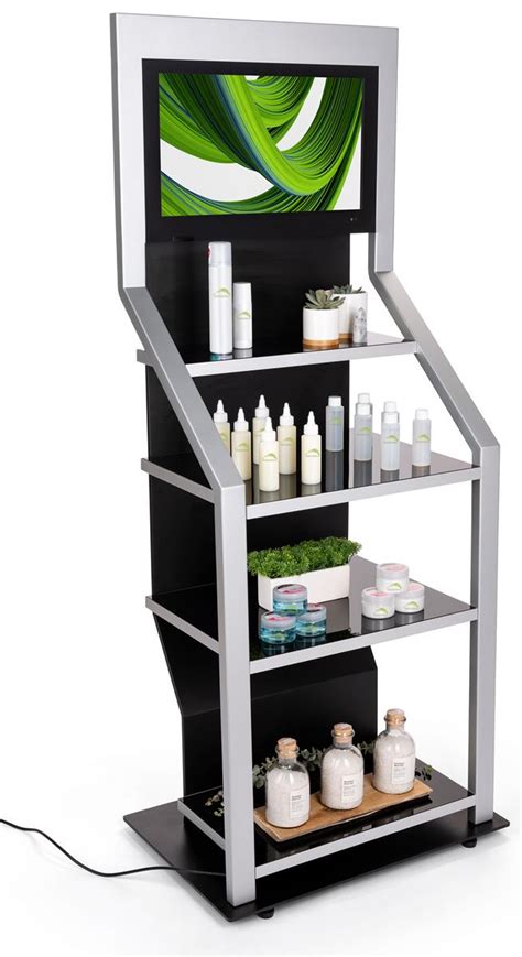 Digital Merchandising Retail Shelving Unit 215 Inch Lcd Screen