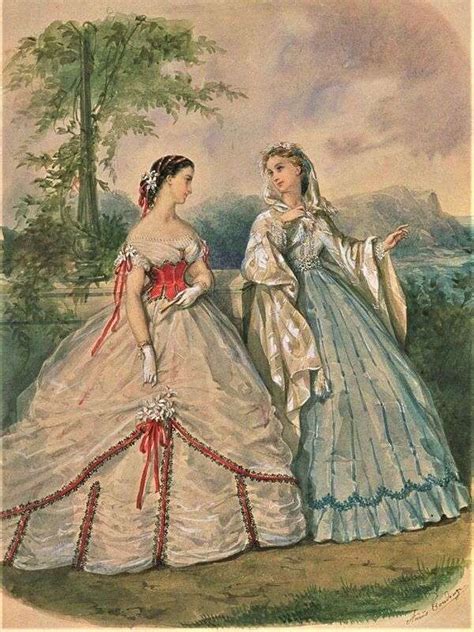 Ladies In Illustrious Fashion Year 1865 2 Online Puzzle