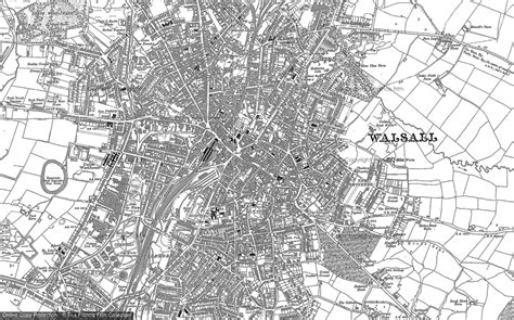 Old Maps Of The Walsall Area Francis Frith