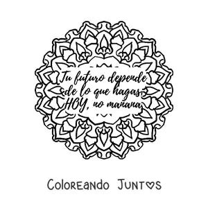 Mandalas Con Pensamientos Positivos Para Mujeres Libro De Mandalas