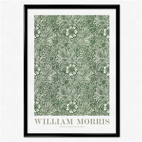 William Morris Exhibition Poster Morris Fruit Pattern Print Etsy