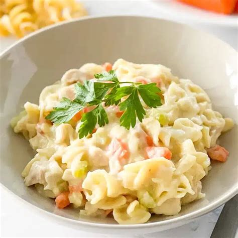 Creamy Chicken Noodle Skillet Real Mom Kitchen