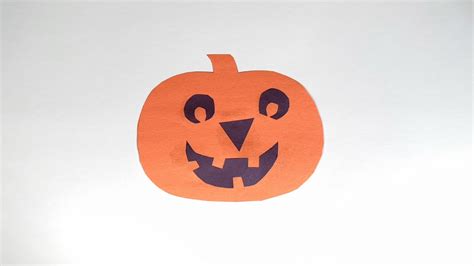 Create Your Own Jack O Lantern Face With Construction Paper Youtube