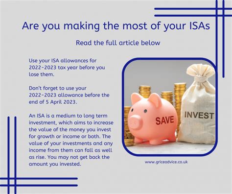 Nigel Grice And Associates Limited Are You Making The Most Of Your Isas