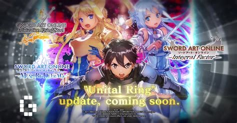 Unital Ring is coming to Sword Art Online (SAO) mobile games - GamerBraves